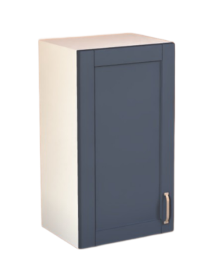 400 Wall Cabinet 320 Indigo Blue Matt Shaker Style Rigid