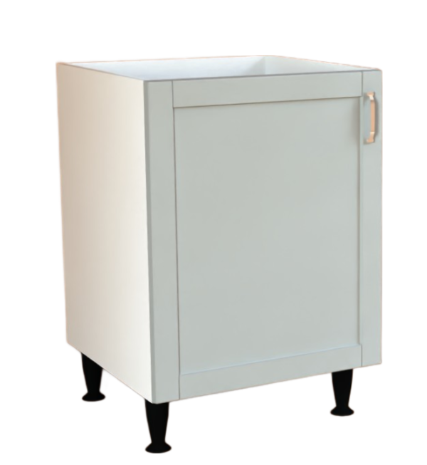 600 Sink Base Cabinet 560 Dust Grey Matt Shaker Style Rigid