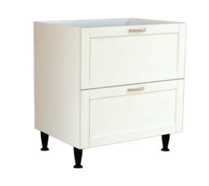 800 Base Cabinet Drawer 560 Pearl Grey Matt Shaker Style Flat Pack