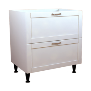 800 Base Cabinet Drawer 560 Crystal White Matt Shaker Style Flat Pack