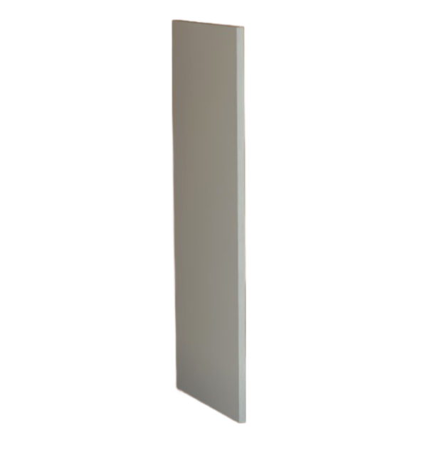 350 Wall End Panel 18 Dust Grey Matt Slab Style Flat Packed