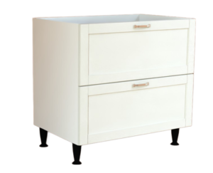 900 Base Cabinet Drawer 560 Pearl Grey Matt Shaker Style Flat Packed
