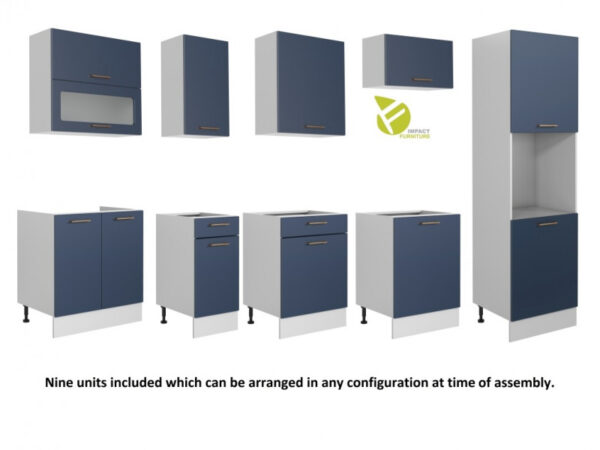 Kitchen Cabinet Set 9 Unit - Malaga - Image 3